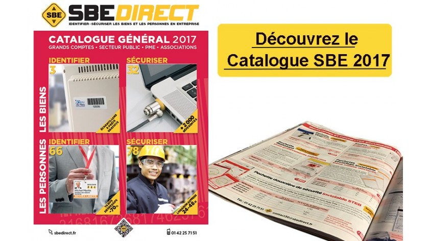 Je viens de vous envoyer le nouveau catalogue SBE 2017